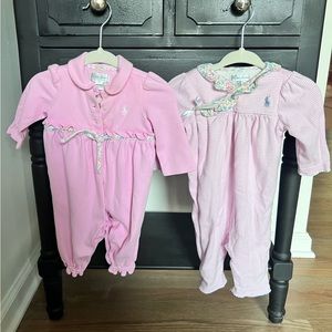 Baby long sleeve rompers/layette